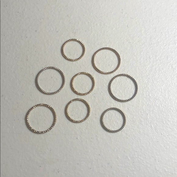 Gold ring set - Picture 1 of 3